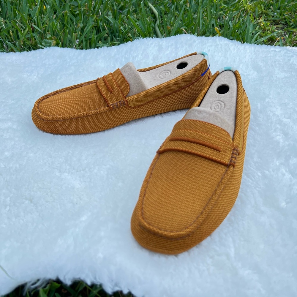 Rothys Women’s Driver Flats Size 9.5 Cognac